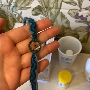 Homemade dream catcher bracelet